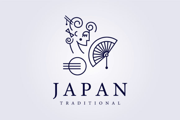 Download Geisha Japan Logo Salon , Traditional - Premium Resources